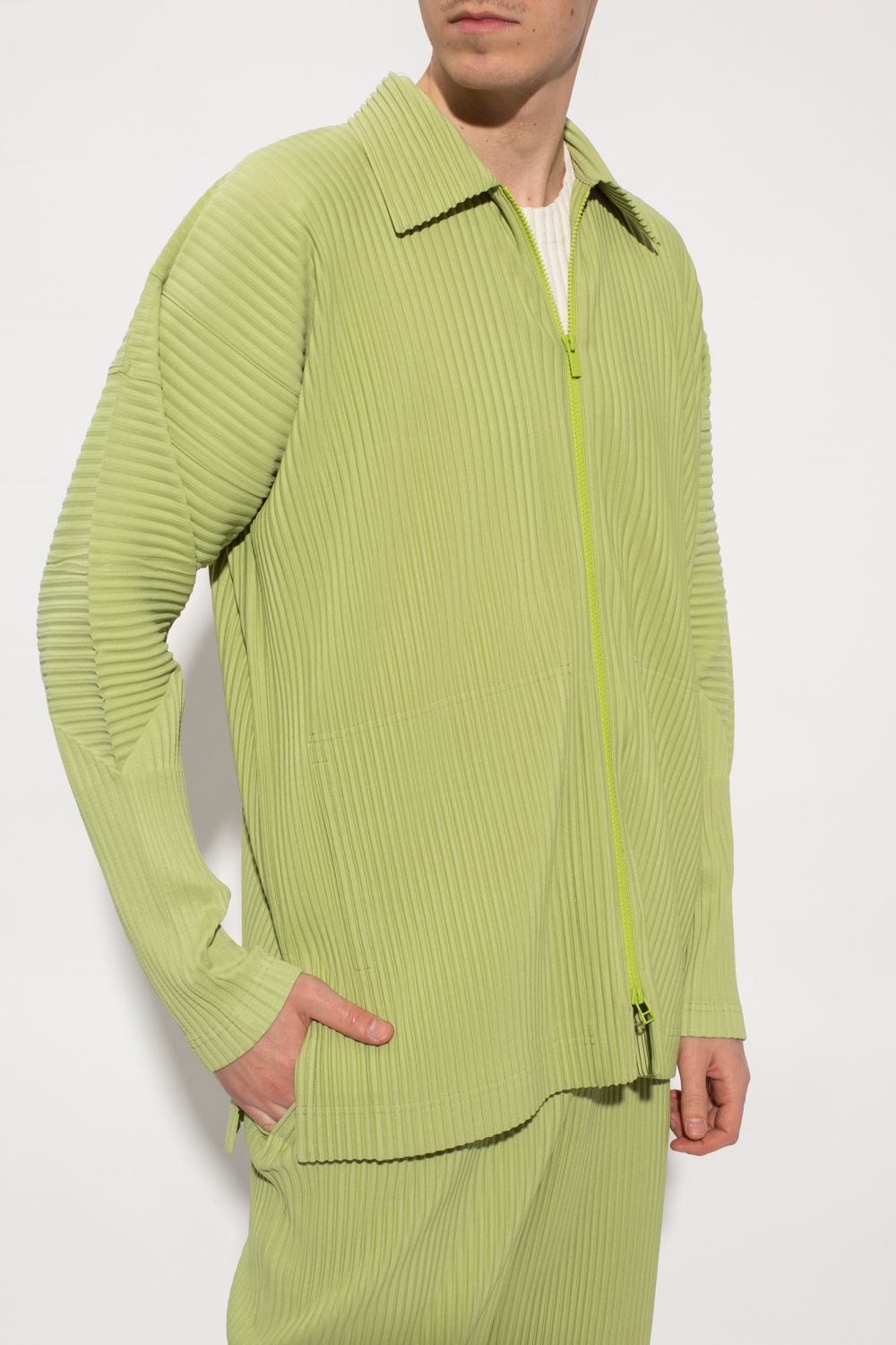 homme plisse HEATHER PLEATS / ボタンフーディ homme plisse HEATHER PLEATS / ボタンフーディ